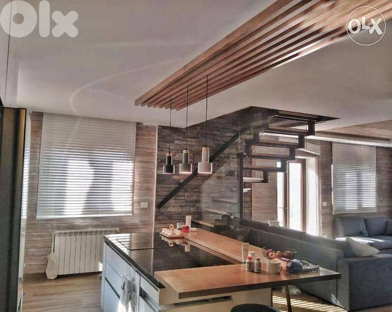 L08980-High-end Furnished Chalet For Rent in Faraya 5