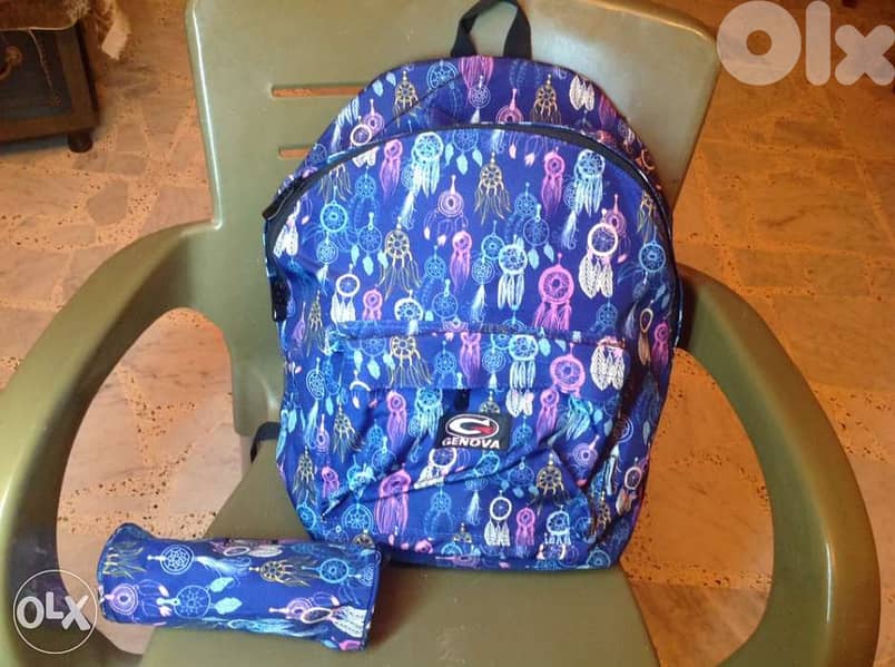 Genova bag + pencil case - Never used 0