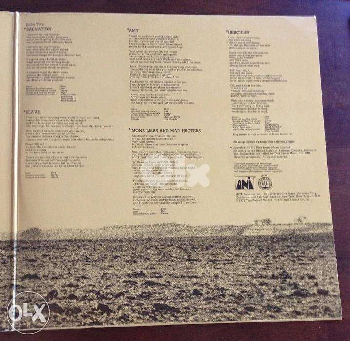 elton john "honky chateau" vinyl 3