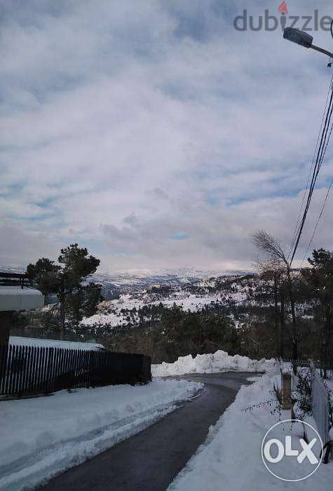 800 SQM Land in Bikfaya, Metn Overlooking the Mountains 2
