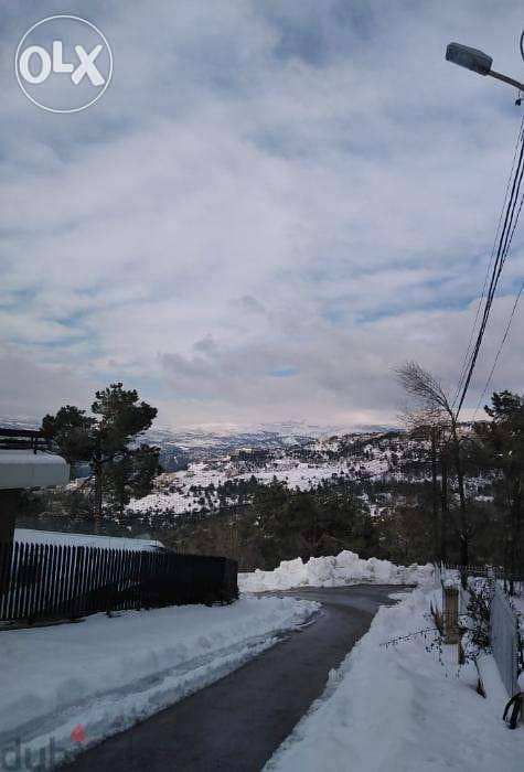 800 SQM Land in Bikfaya, Metn Overlooking the Mountains 4