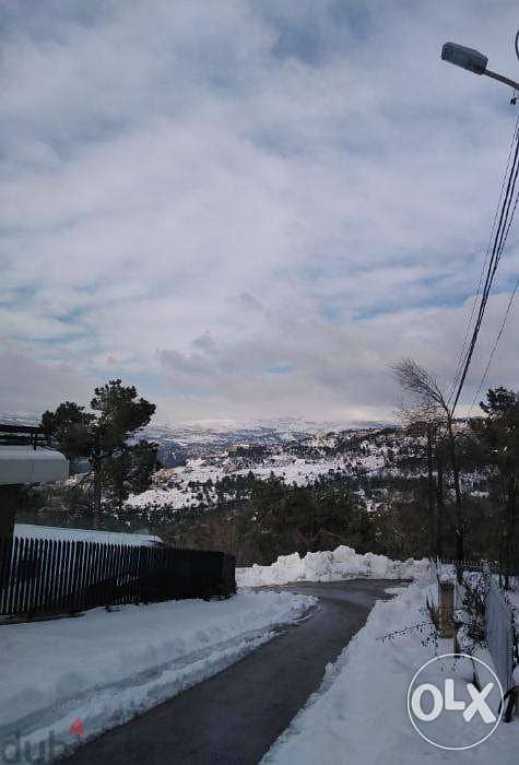 800 SQM Land in Bikfaya, Metn Overlooking the Mountains 7