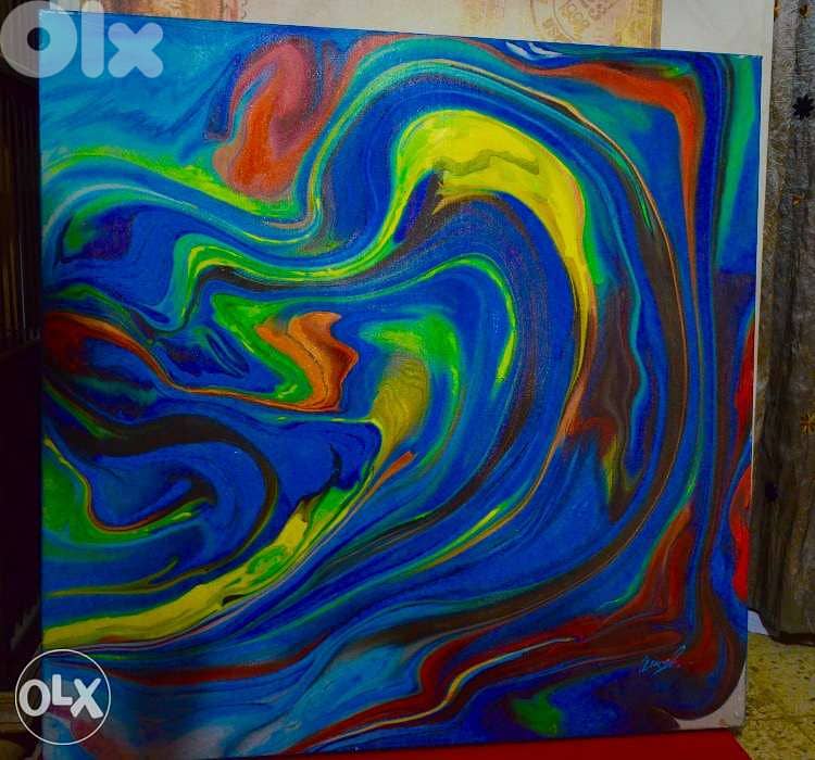 A handmade 0ilpaint 4