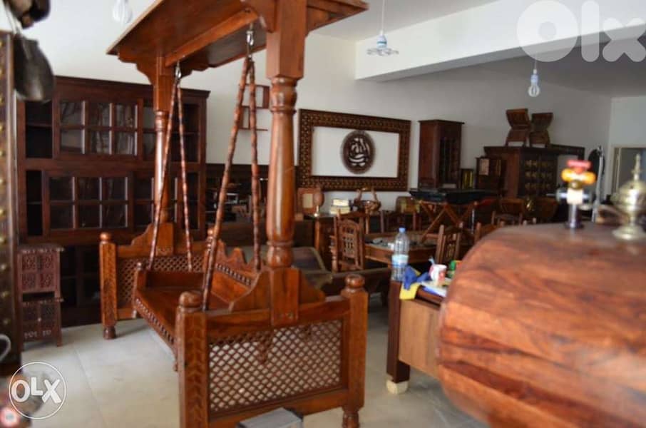 a solid wood swing 1