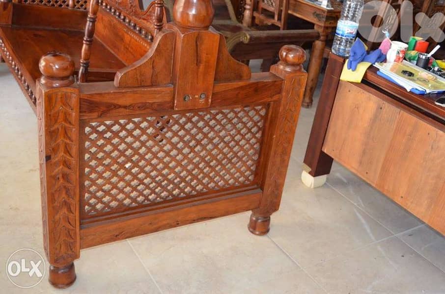 a solid wood swing 2