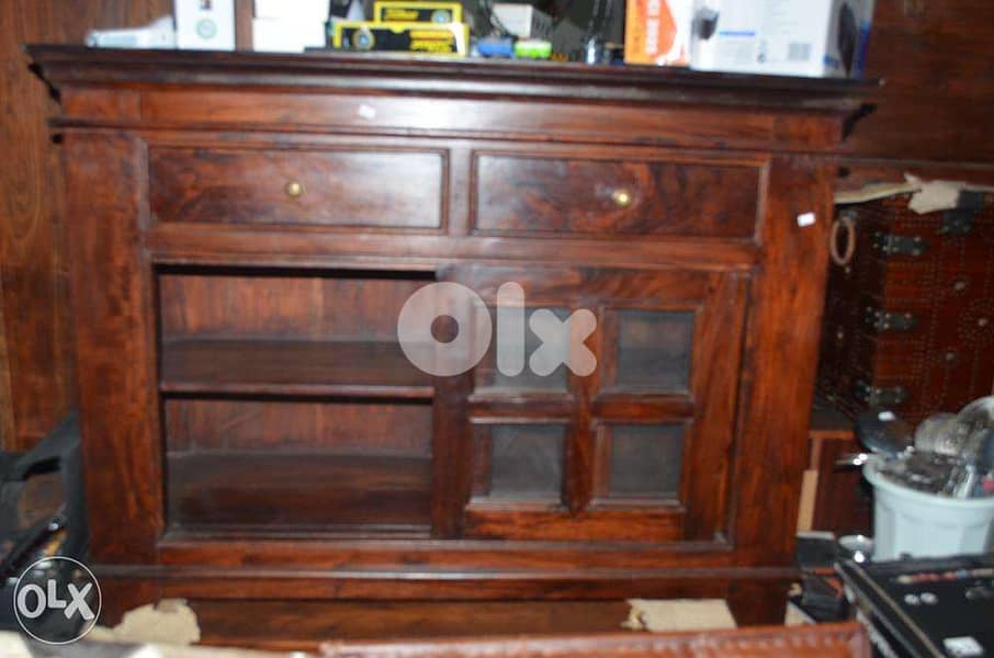 dark brown dersoir solid wood 1