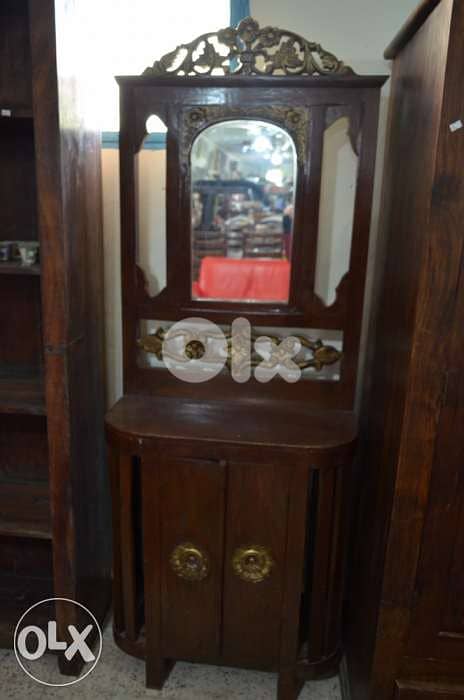 antique solid wood console 3