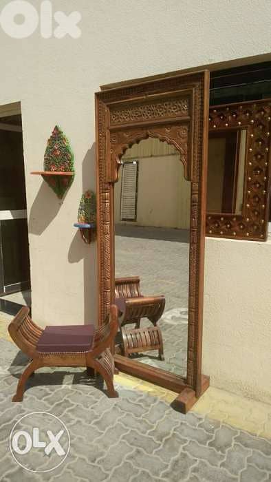 solid wood mirror 0