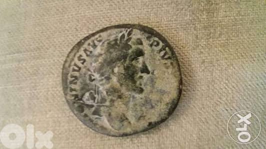 Roman Emperor Antonious Pius of Great Rome Bronze Ancient Coin 138 AD