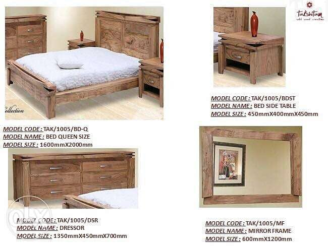 solid wood bedroom set 3