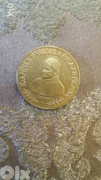 Pope Jean Paul 2 of Vetican Commemorative Bronze Coin very special 0