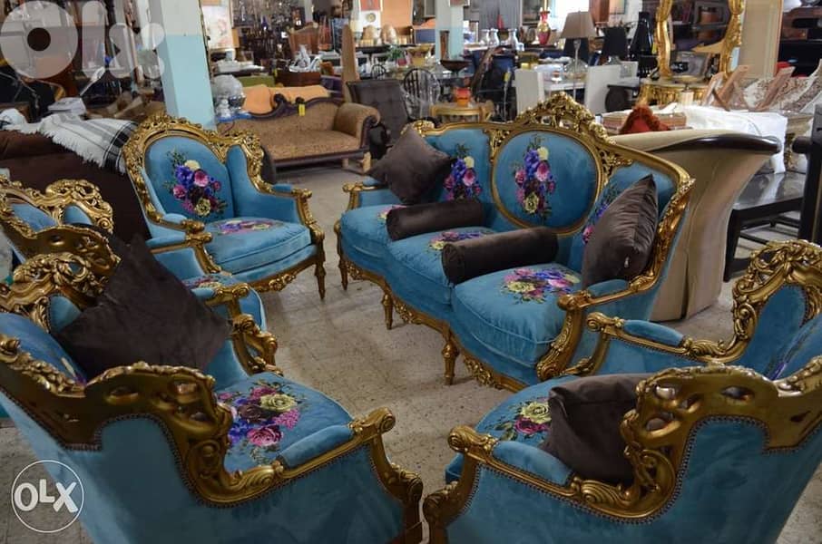 salon steel zein wood french 6