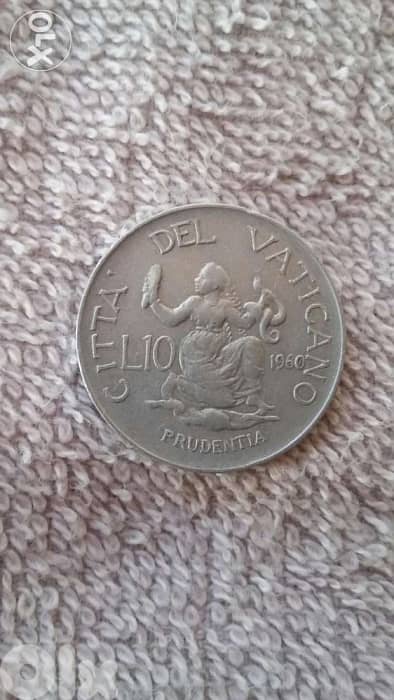 Vatican Coin Pope Loannes XXIII Almunium coin year 1960 1