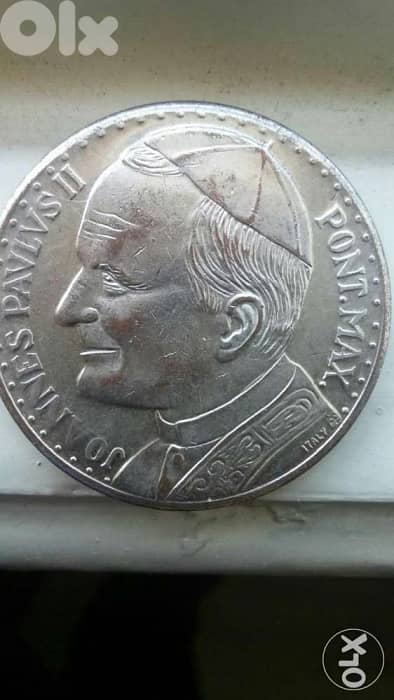 Pope Jean Paul II Silver Plated Memorial Coin 0