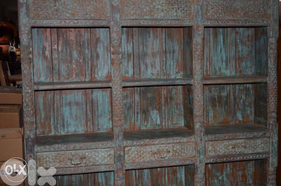 antique shelves wood teak 3