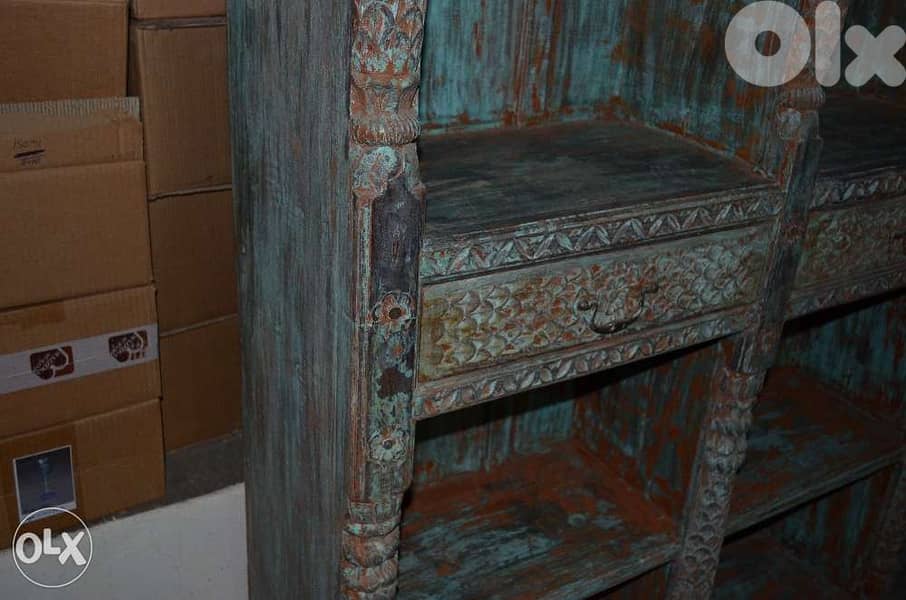 antique shelves wood teak 4