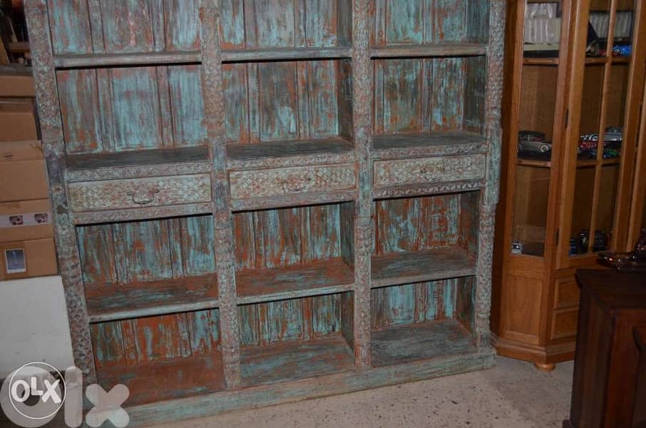 antique shelves wood teak 5