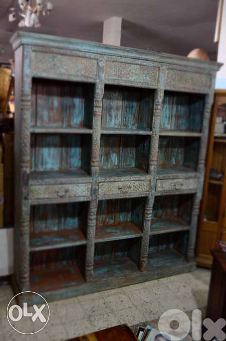 antique shelves wood teak 6