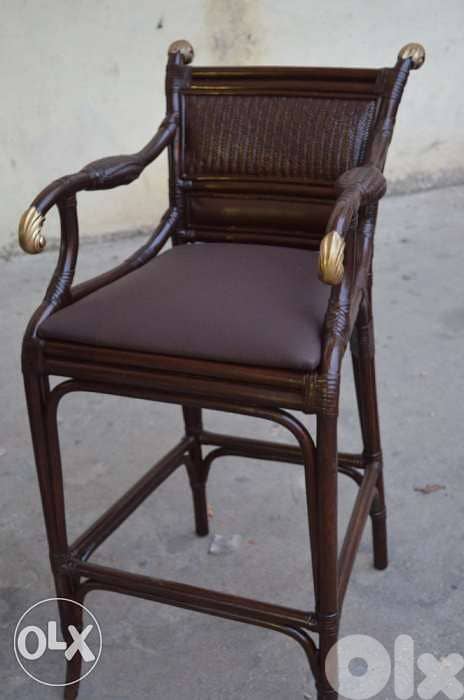 bar chair bamboo 2