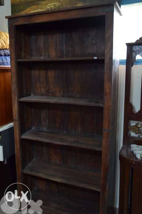 solid wood teak book shelves 0