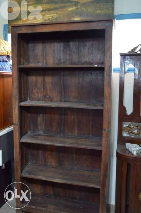 solid wood teak book shelves 1
