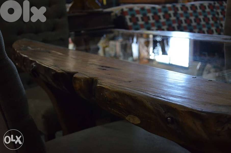 dining table solid wood with 4 chairs cabetoneh 1