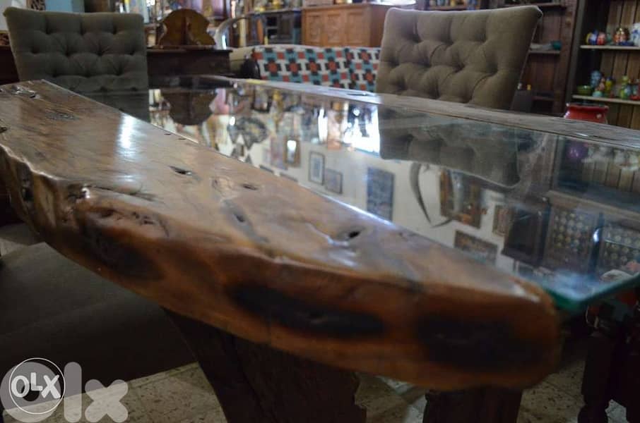 dining table solid wood with 4 chairs cabetoneh 2