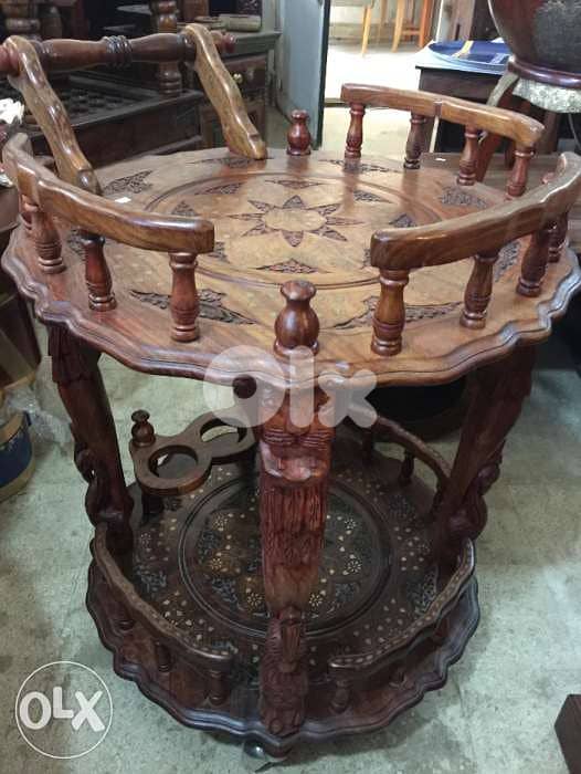 teak wood carriage 1