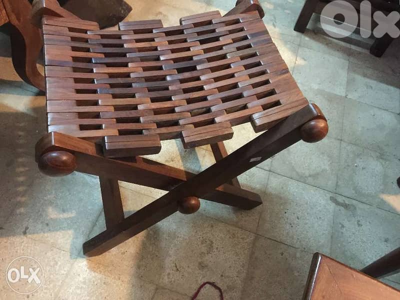 flexible teak chair 2