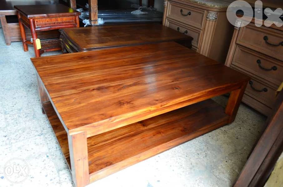 middle table teak solid wood 1