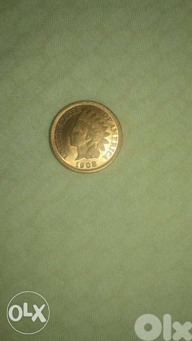 USA Coin Indian Cent 1908 S 0