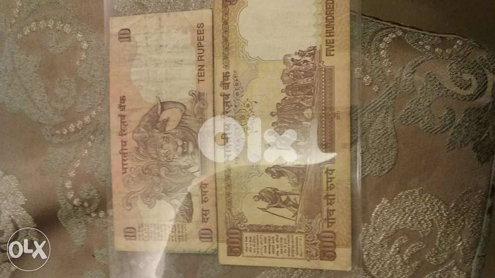 Two Indain Leader Mahatma Gandhi Memorial Banknotes 1