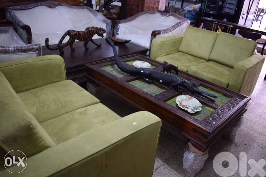 solid wood antique teak door table 6