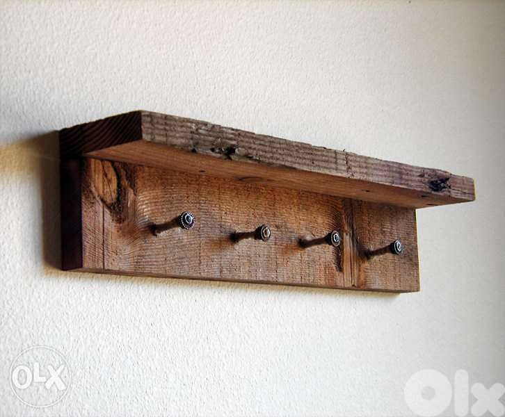 Kee organizer wood style تعليقة مفاتيح خشب 3