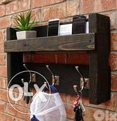 Kee organizer wood style تعليقة مفاتيح خشب 6
