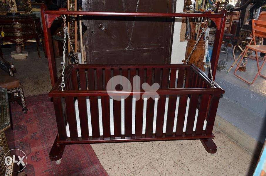 baby bed antique 0