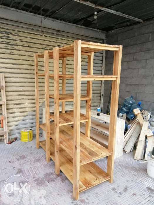 Closet wood American style خزانة خشب ستايل امريكي 2