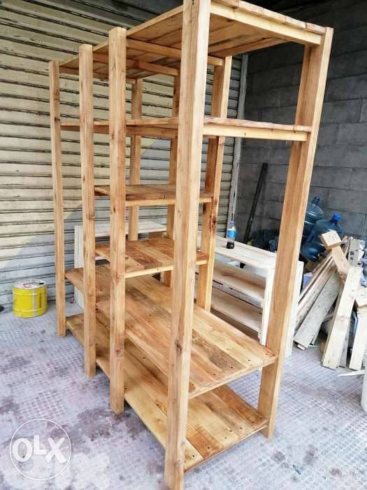 Closet wood American style خزانة خشب ستايل امريكي 3