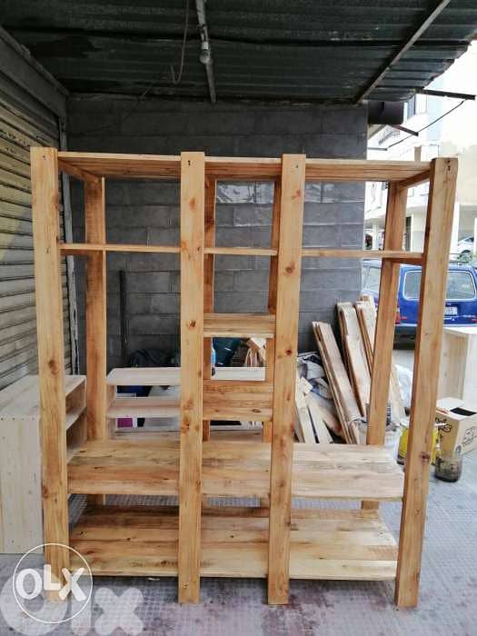 Closet wood American style خزانة خشب ستايل امريكي 4