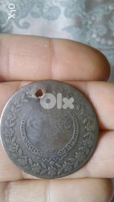 Othmani Silver Bechlek Coin year 1223 Hjrعملة نقدية عثمانية سنة 1802 1