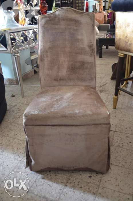chair solid wood with fabric 4