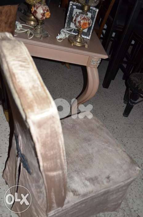 chair solid wood with fabric 5