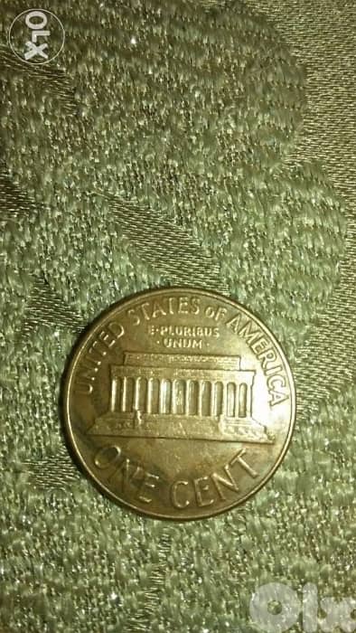 USA Lincoln Penny Double Die Error Cent year 1963 1