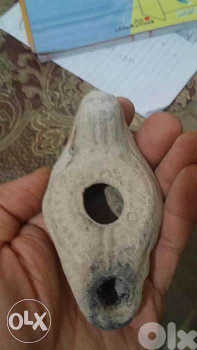 Ancient Terrocotta Clay Byzantine Oil Lamp 0