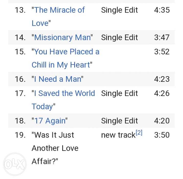 Eurythmics Ultimate Collection Music CD. 2