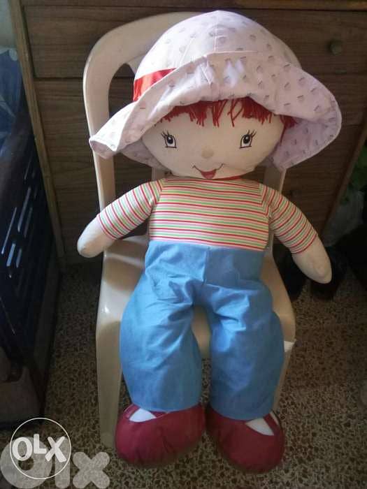 STRAWBERRY SHORTCAKE height 90 Cm Plush Big stuffed as new doll=25$ 0
