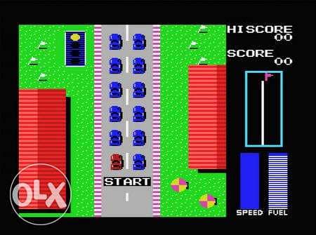 ROAD FIGHTER MSX ROM Cartridge Game شريط لعبة سيارات كومبيوتر صخر 0