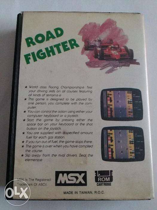 ROAD FIGHTER MSX ROM Cartridge Game شريط لعبة سيارات كومبيوتر صخر 4