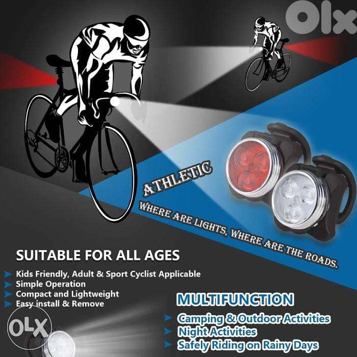 Balhvit Bike Rechargeable Light USB Set, /4$ Delivery 2