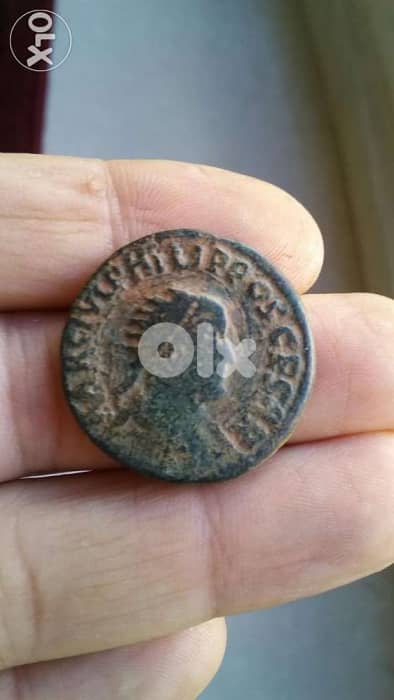 Ancient Roman bronze Coin for emperor Phillipvs I year 244 AD 0